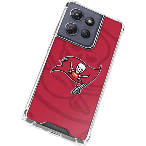 NFL Tampa Bay Buccaneers Double Vision Moto G Power 5G (2025) Clear Case